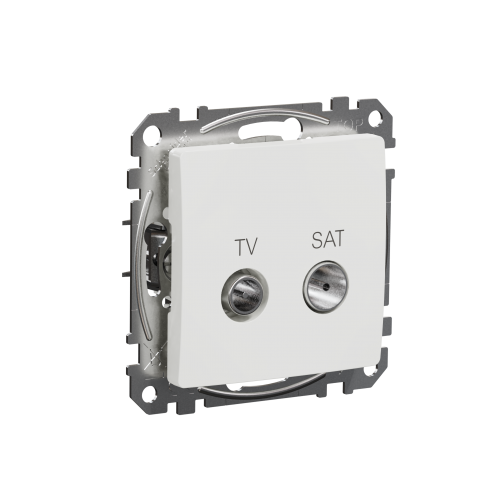 Sedna Design & Elements Gniazdo antenowe TV-SAT końcowe 4dB białe SDD111471S SCHNEIDER - sdd111471s_300s0001[1].png